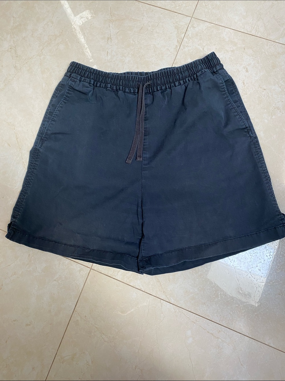 Filippa K Jesse Organic Cotton Black Shorts